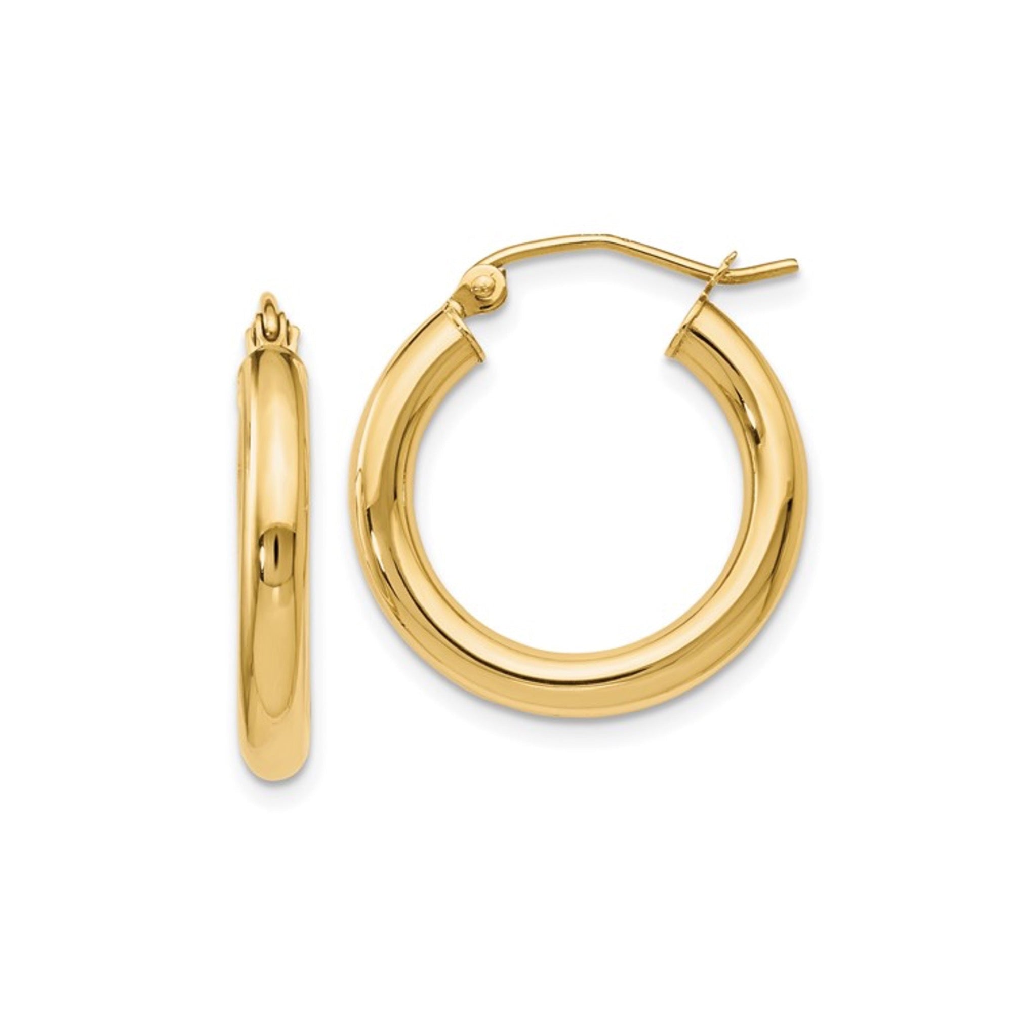 Alison Gold Hoops