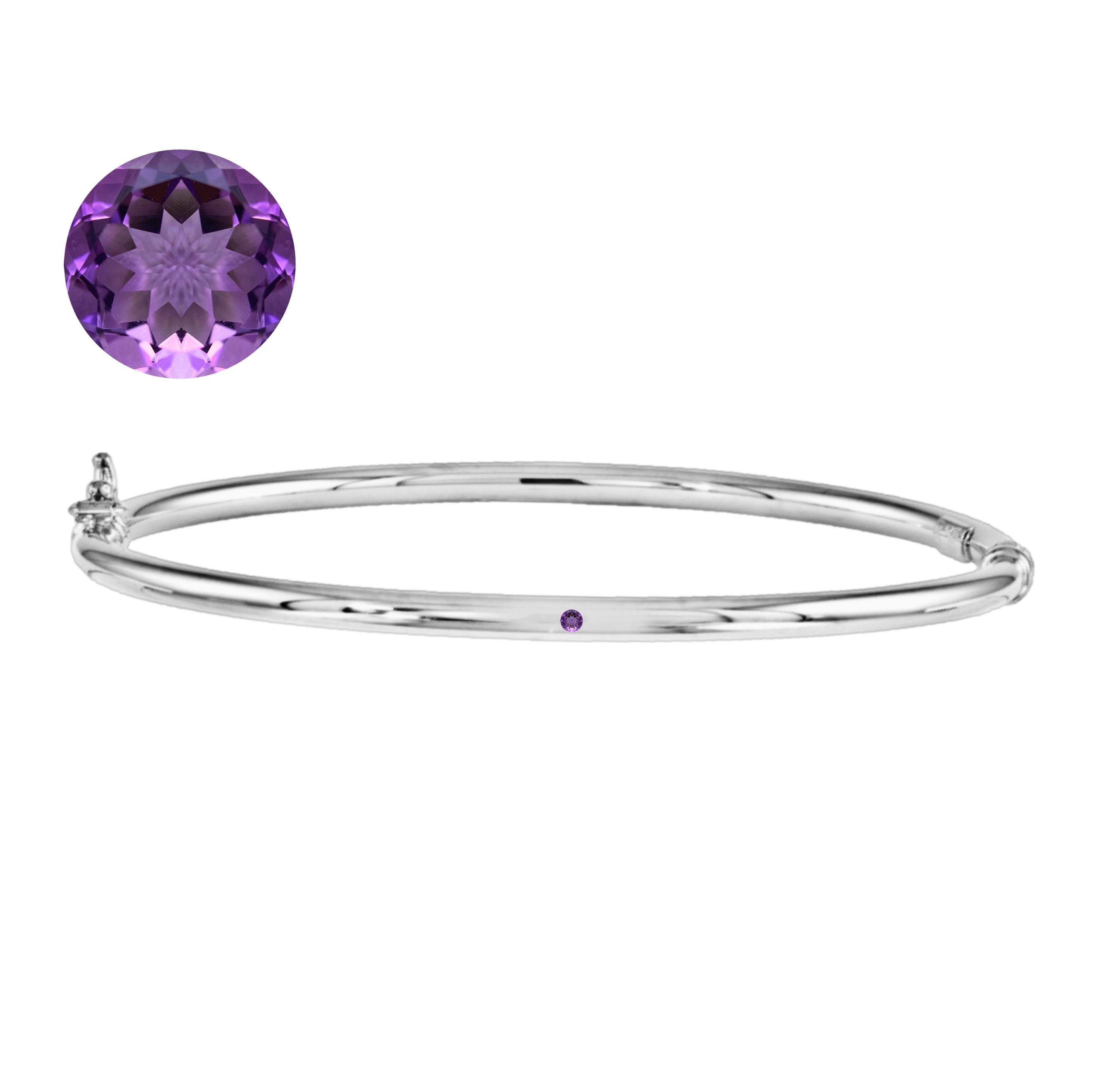Lulu Birthstone Gold Bangle
