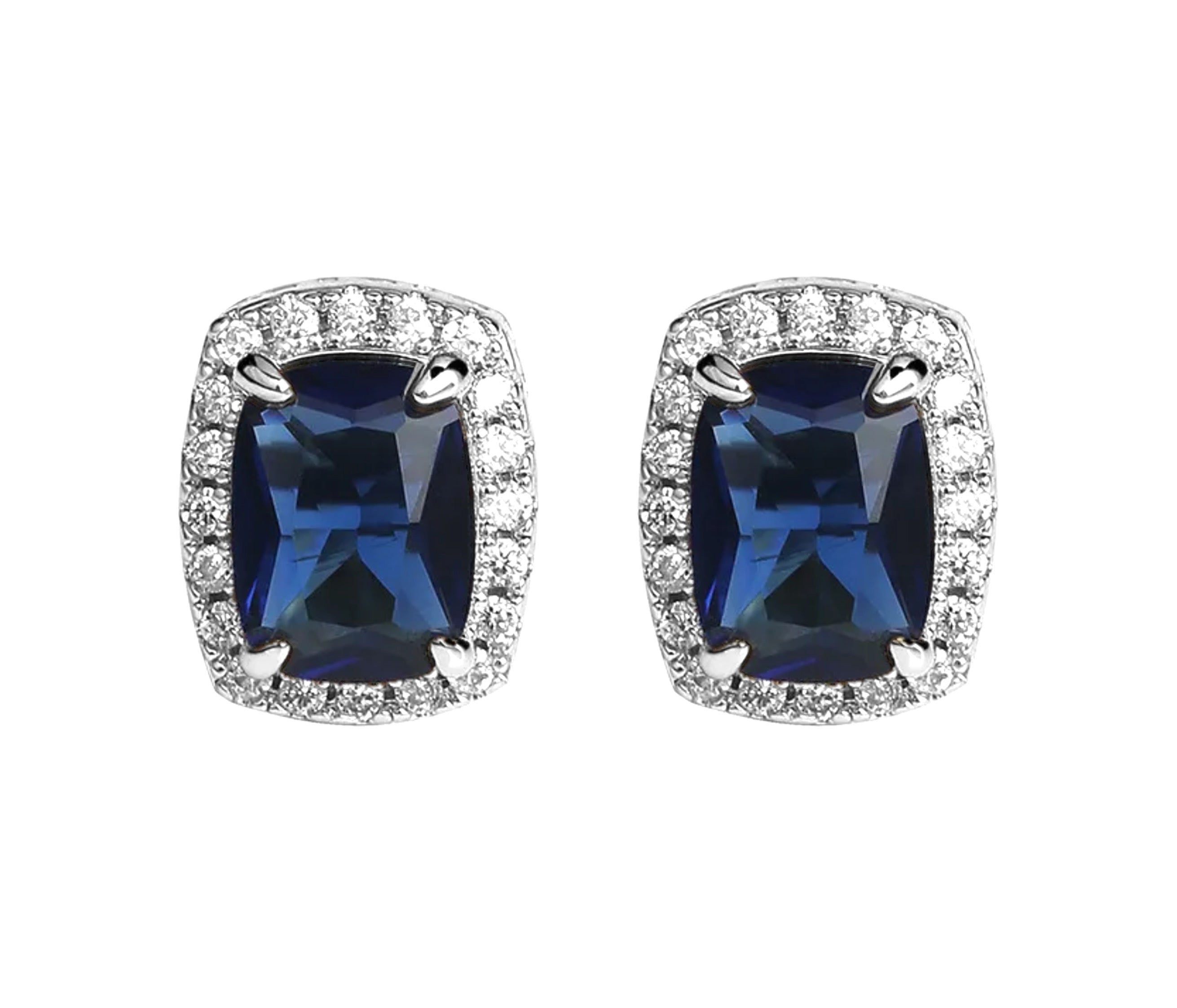 Irina Sapphire Diamond Studs