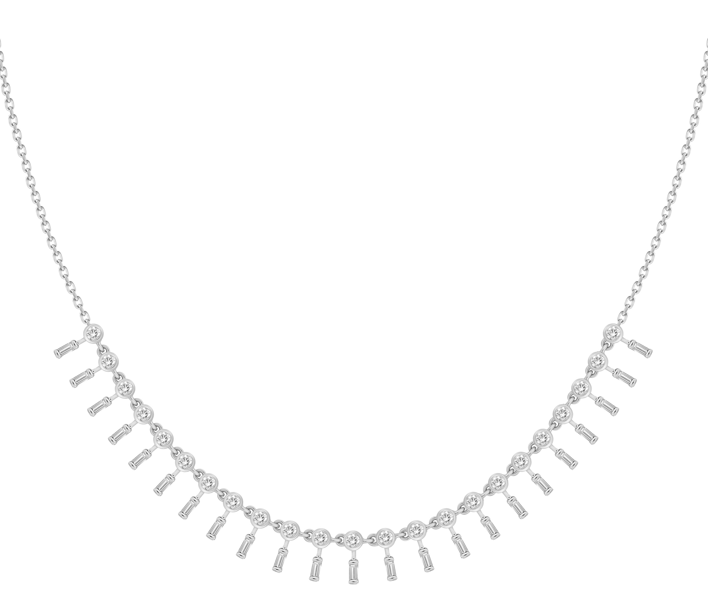 Antonia Diamond Station Necklace