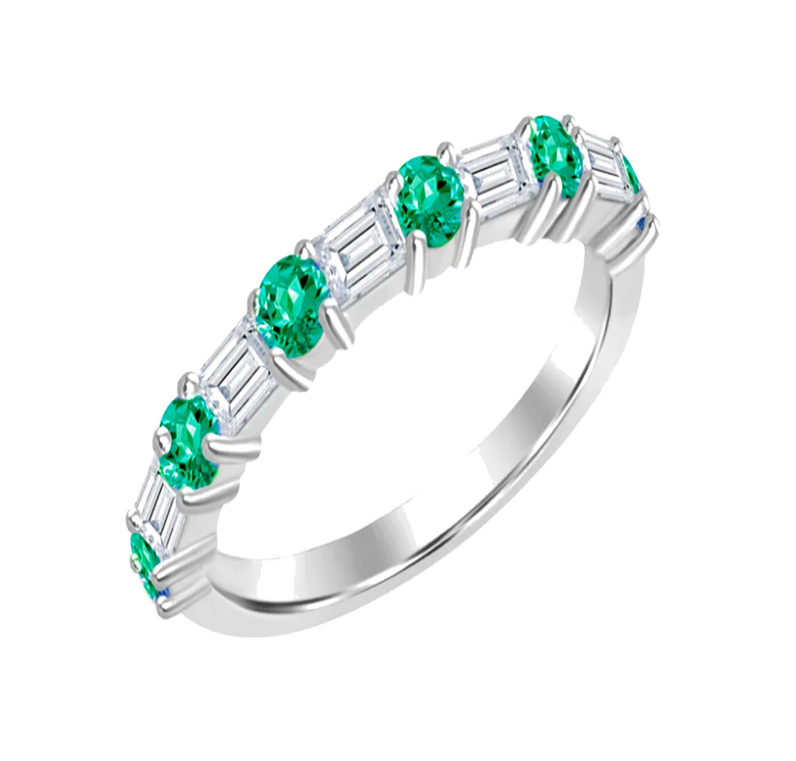 Jessi Emerald Ring