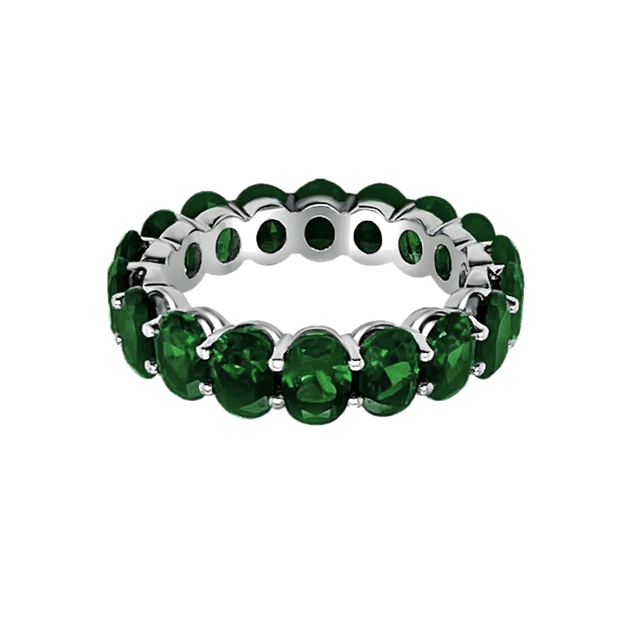 Susan Eternity Emerald Ring