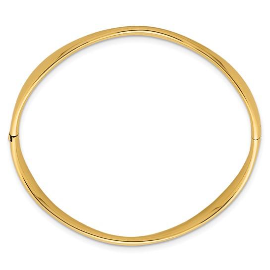 Gold Wavy Bangle