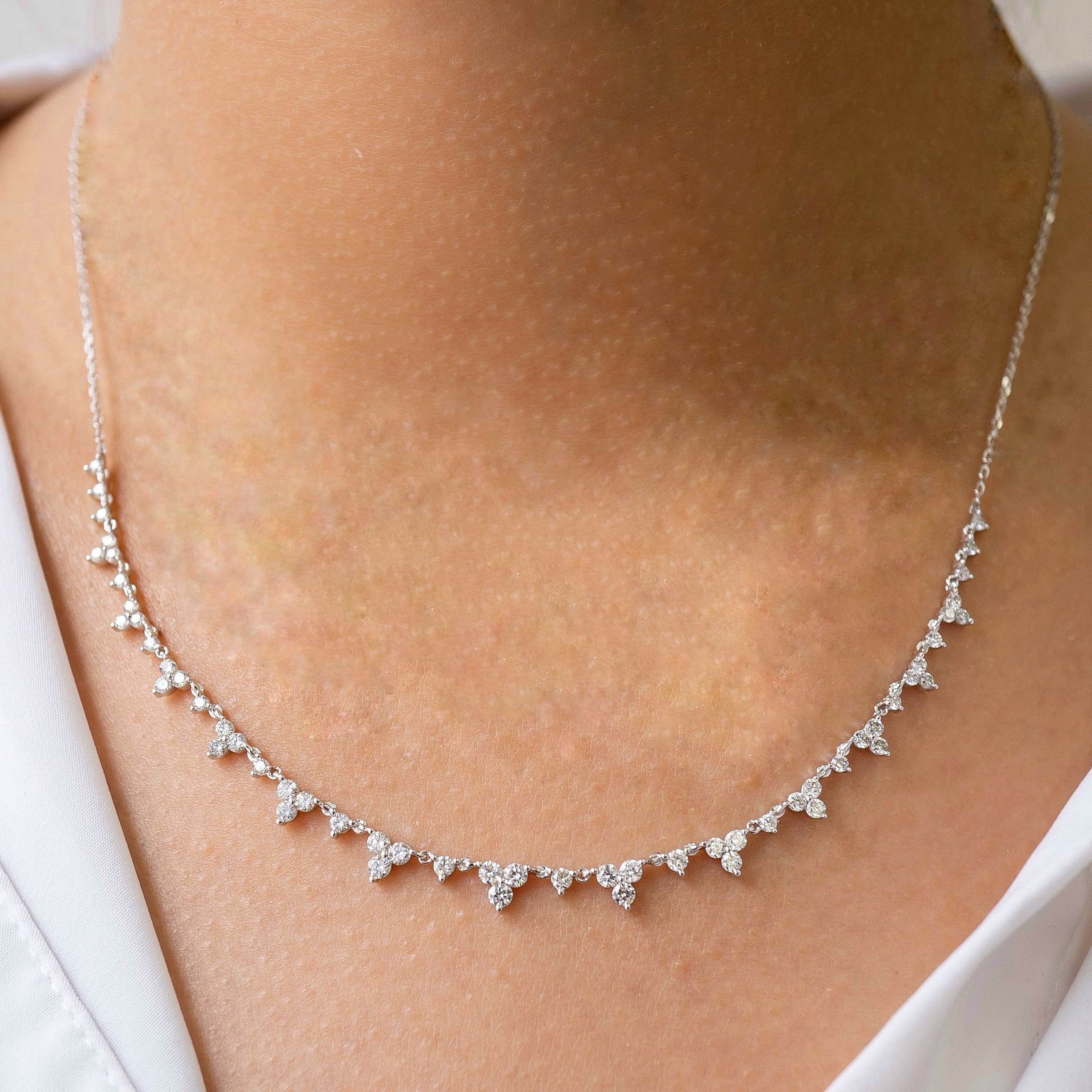 Yvonne Station Necklace 1.47 ct.