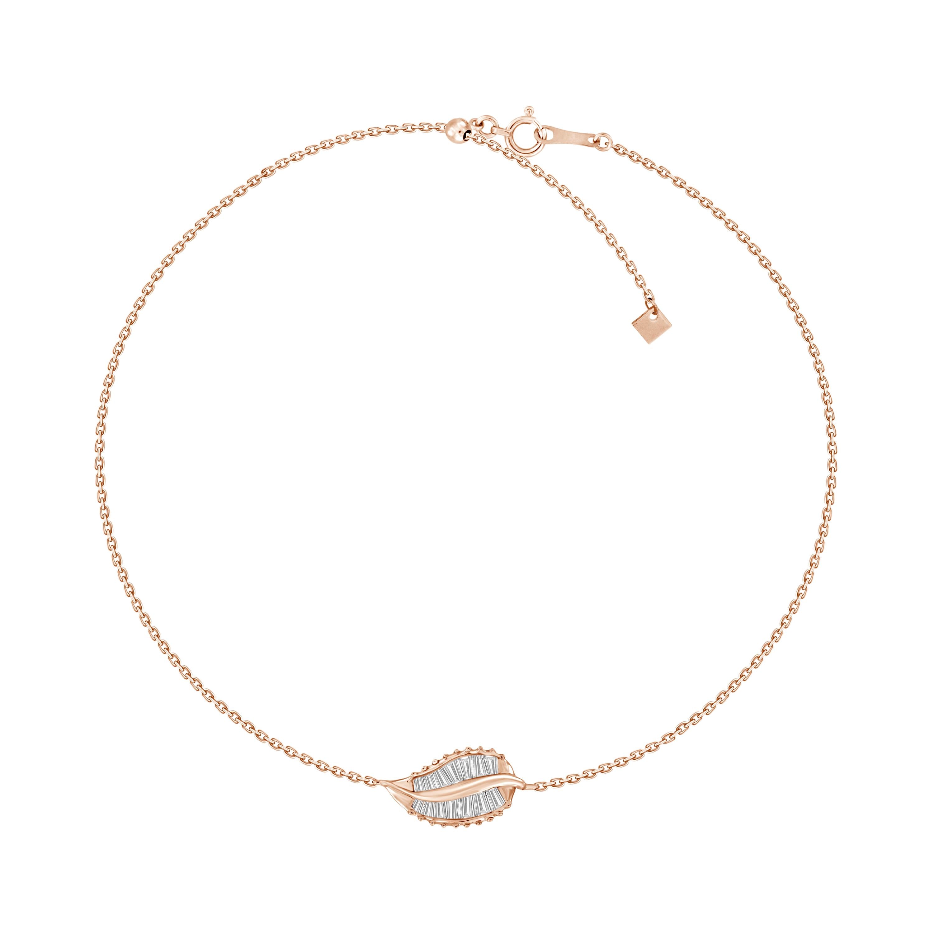 Flora Baguette Diamond Bracelet