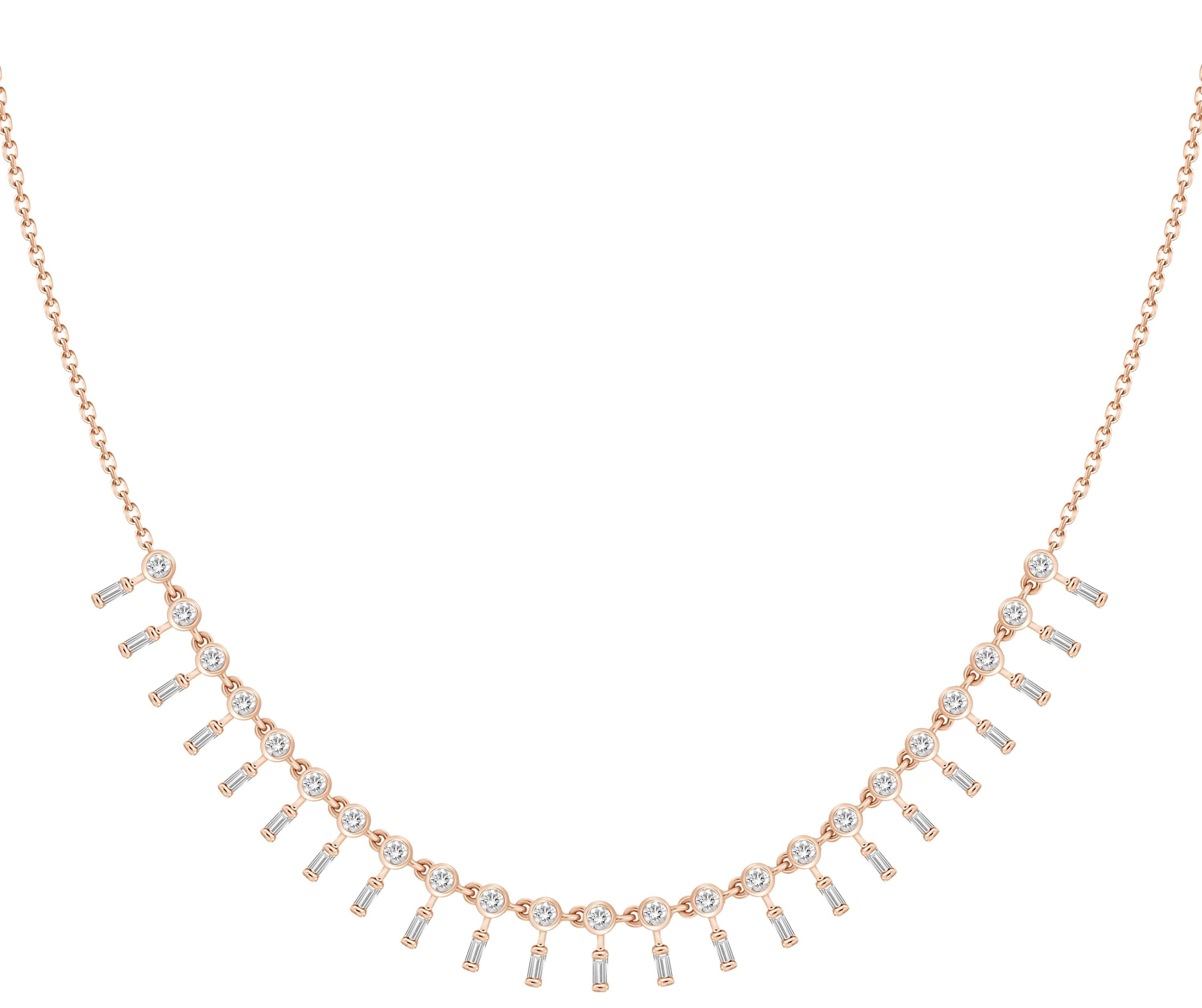 Antonia Diamond Station Necklace