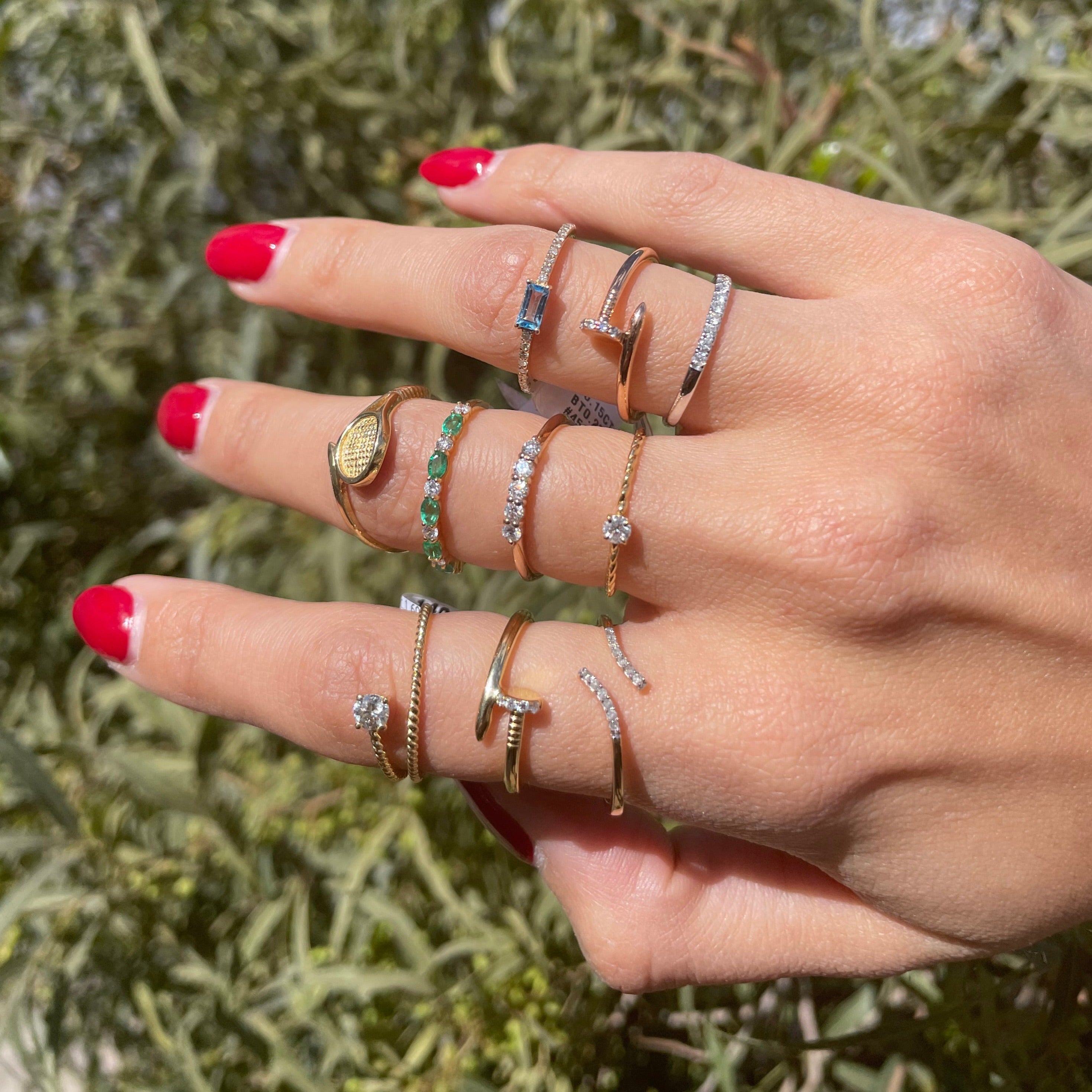 Beth Blue Topaz Ring