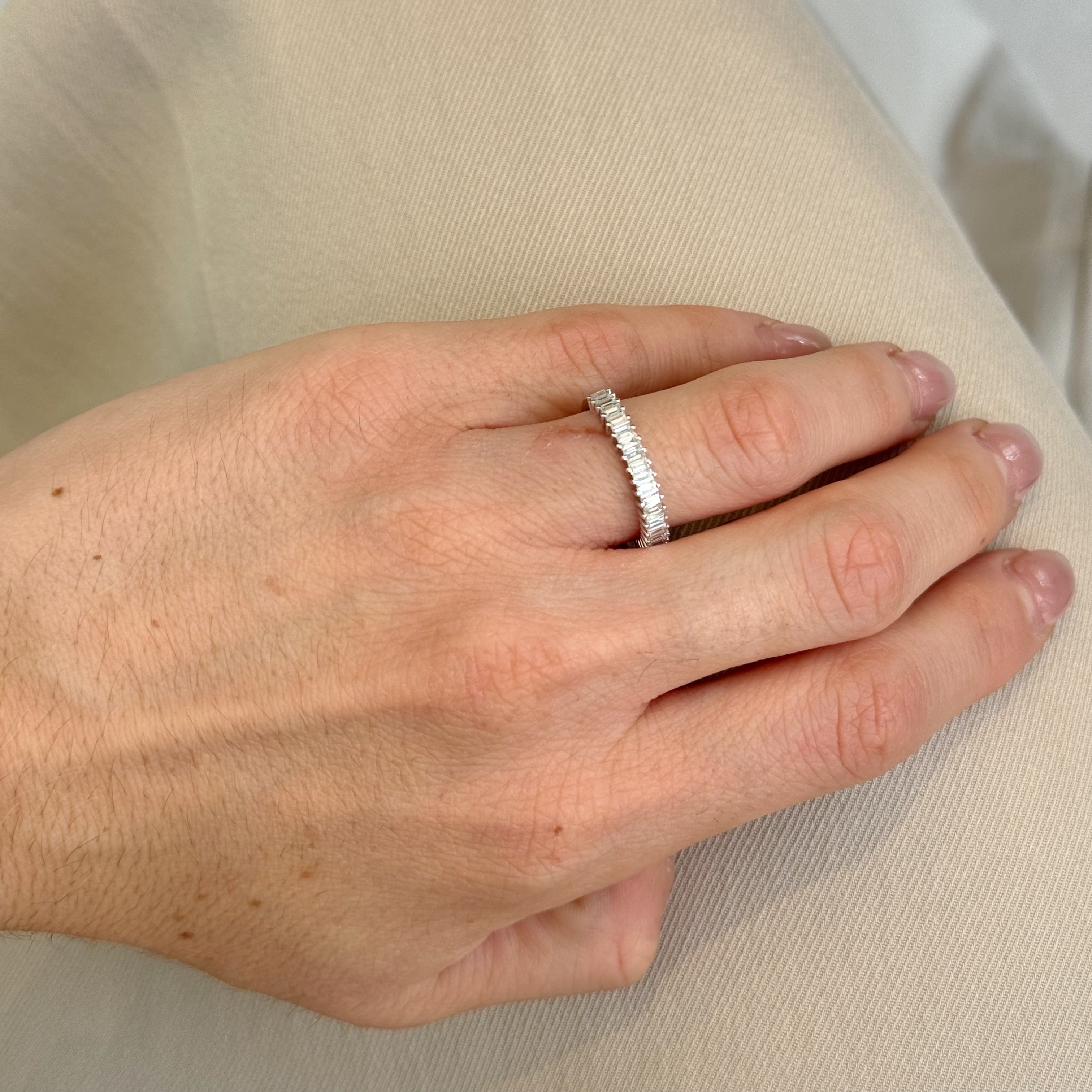 Lina Baguette Diamond Ring