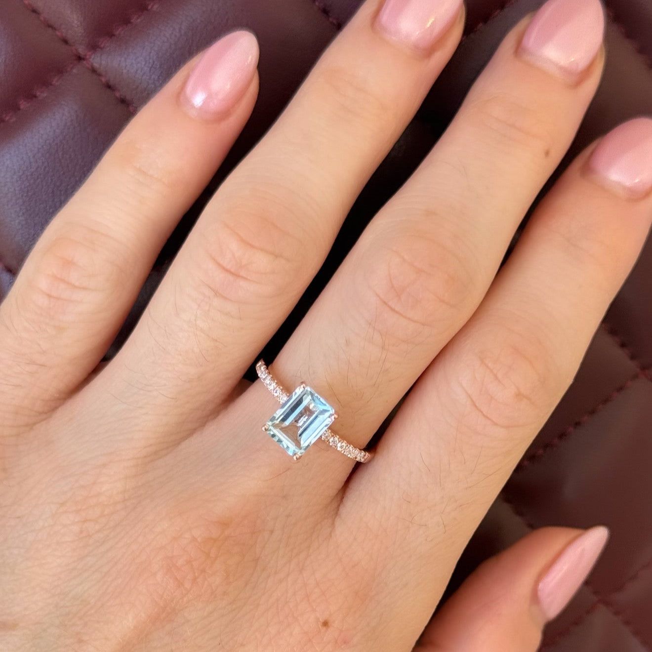 Celeste Blue Topaz Ring