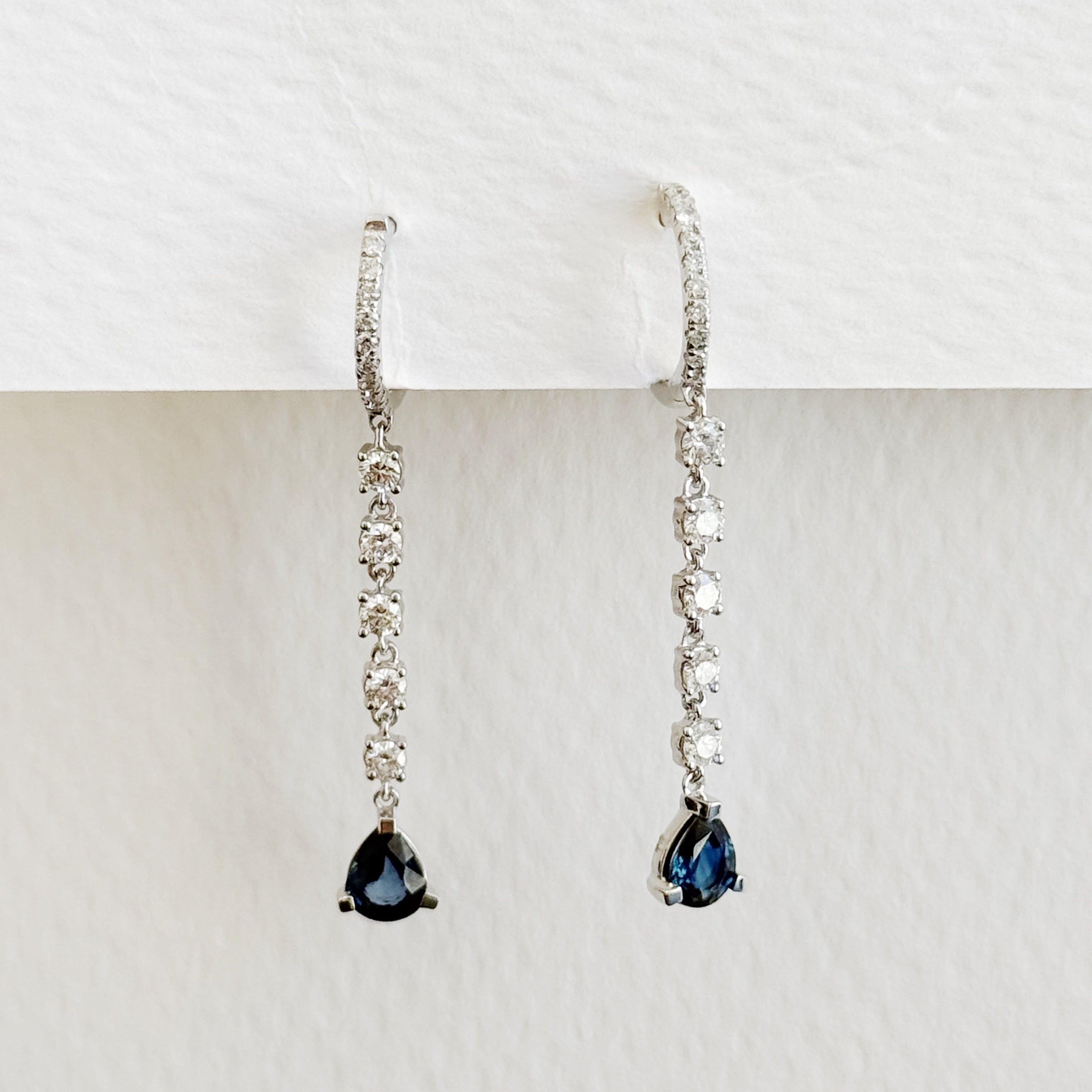 Anastasia Sapphire Diamond Earrings