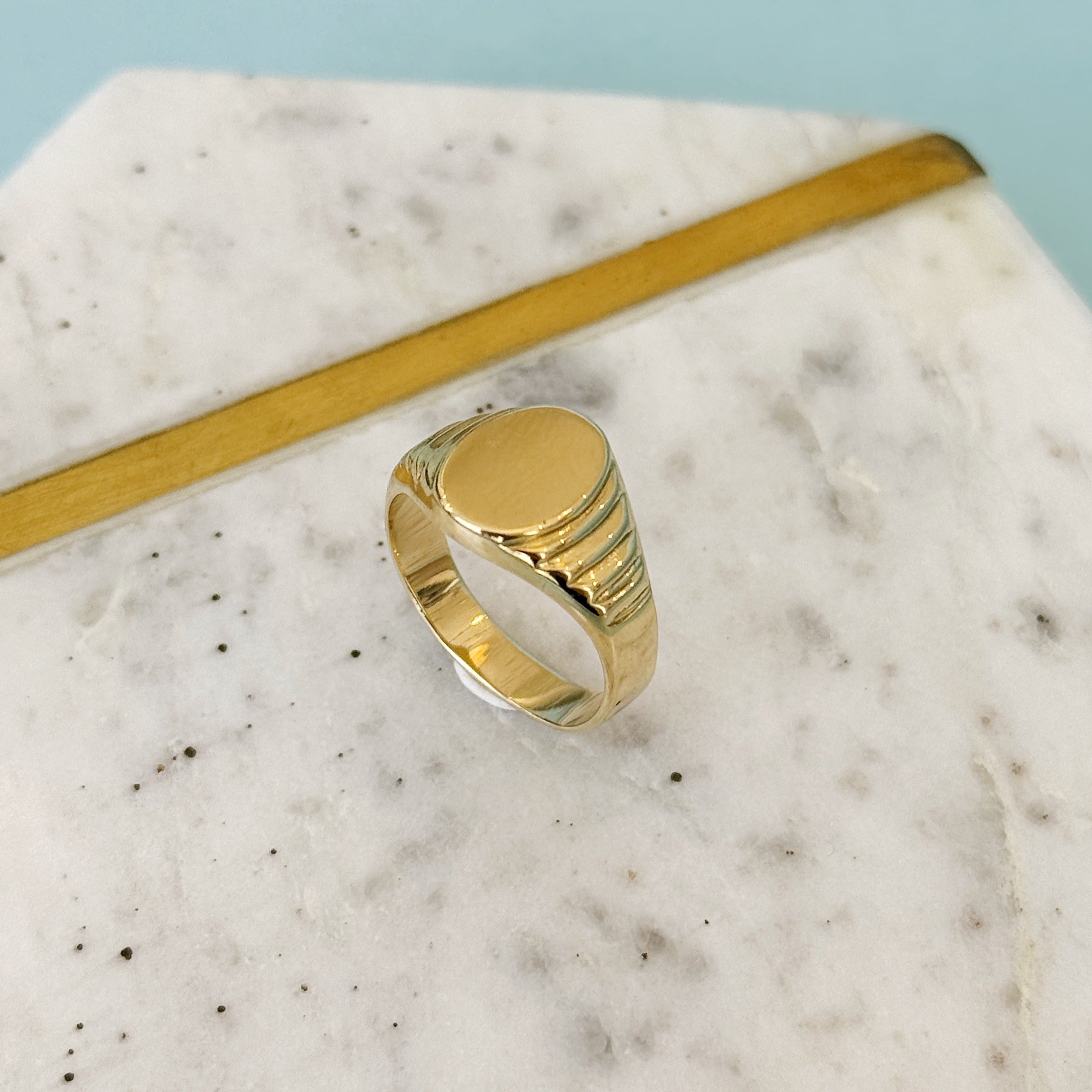 Charles Signet Gold Ring