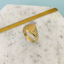 Load image into Gallery viewer, Charles Signet Gold Ring
