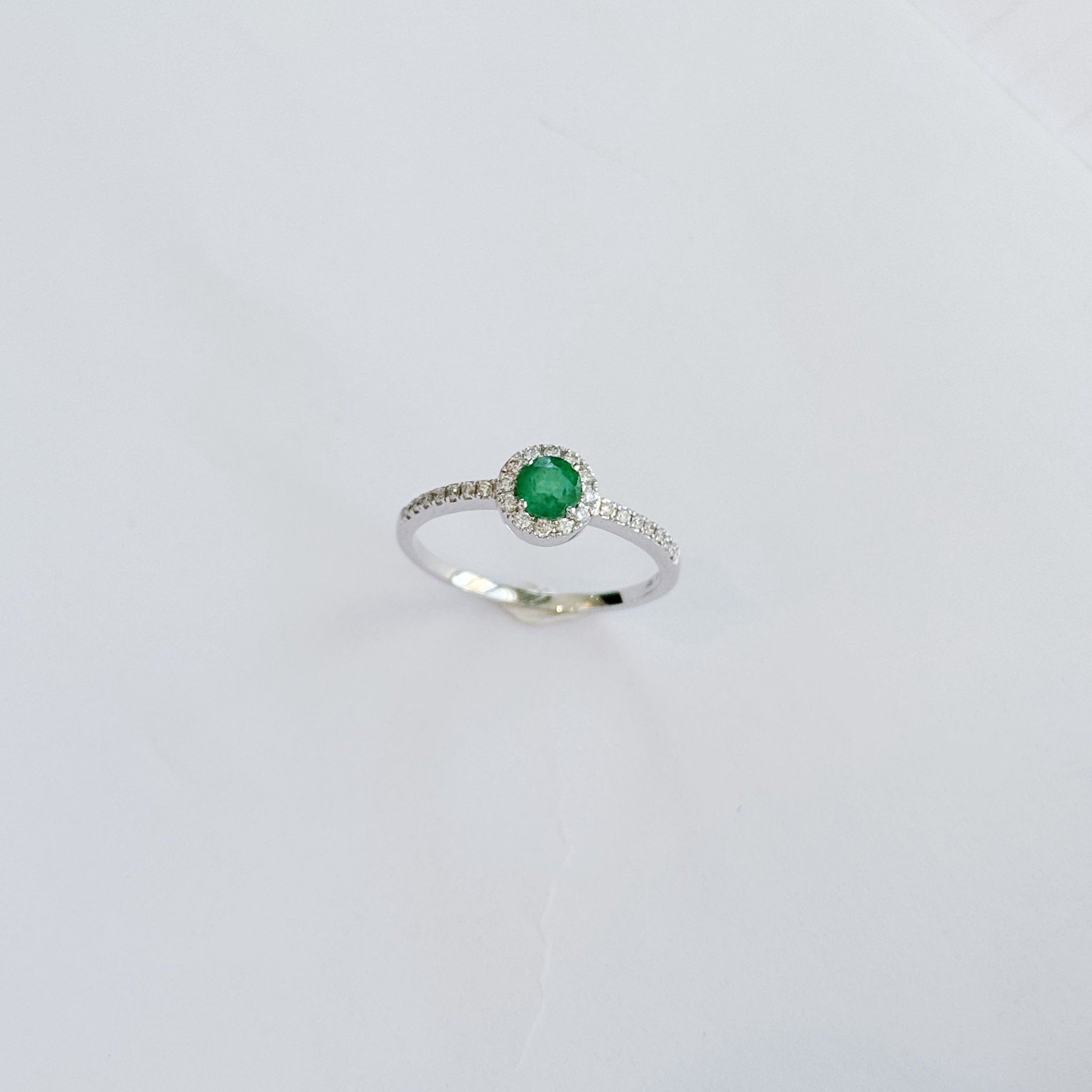Gretta Emerald Diamond Ring