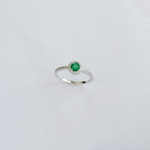 Load image into Gallery viewer, Gretta Emerald Diamond Ring
