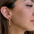 Dakota Sapphire Diamond Earrings