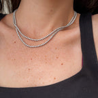 Serena Diamond Straight Tennis Necklace 5.0 ct.