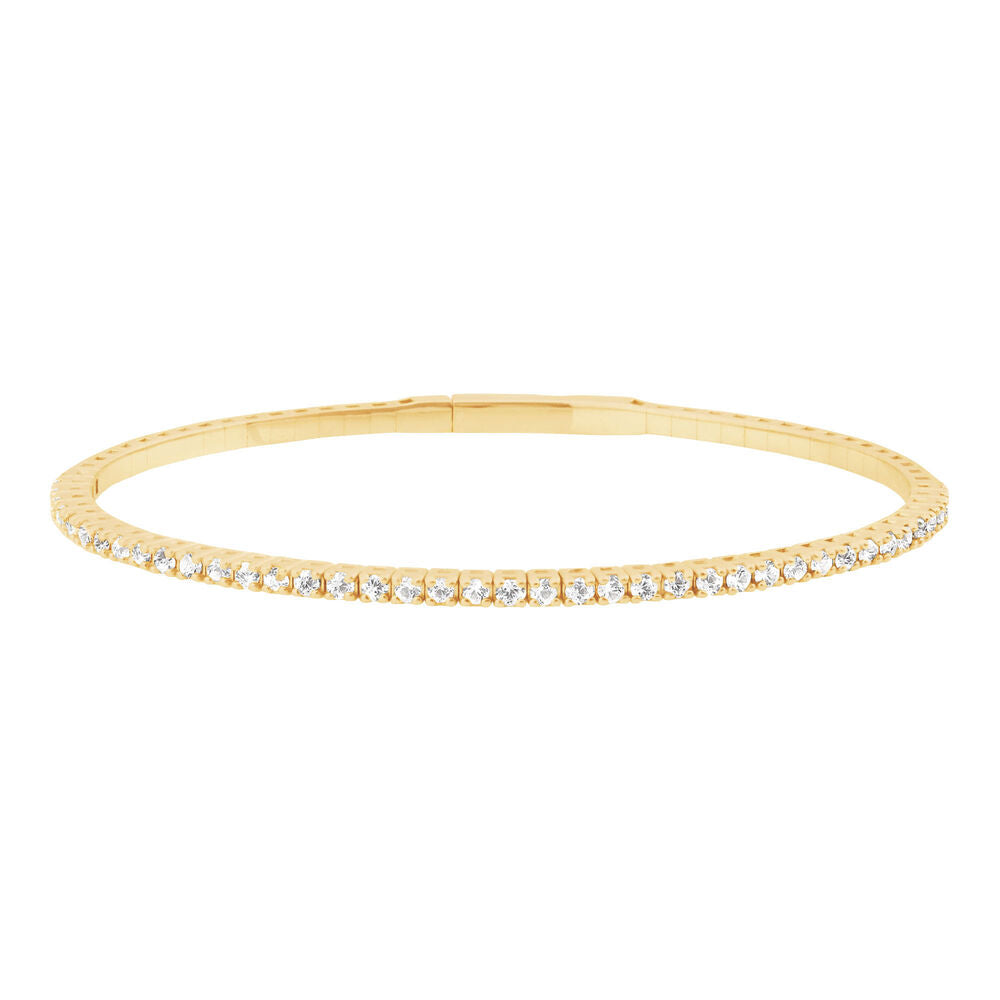 Alicent Diamond Flexible Bangle 0.85 ct.