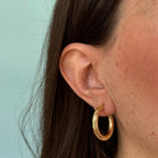 Alison Gold Hoops
