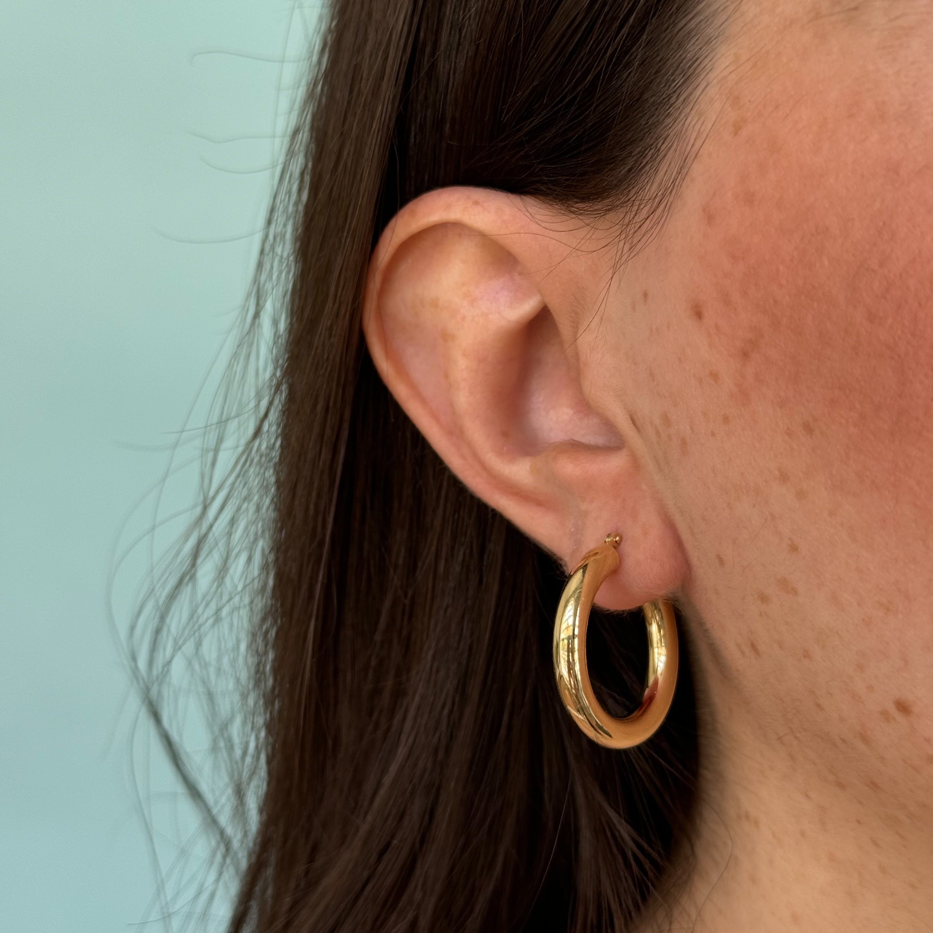 Alison Gold Hoops