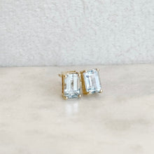 Load image into Gallery viewer, Marissa Aquamarine Studs
