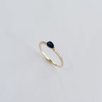 Bina Sapphire Diamond Ring