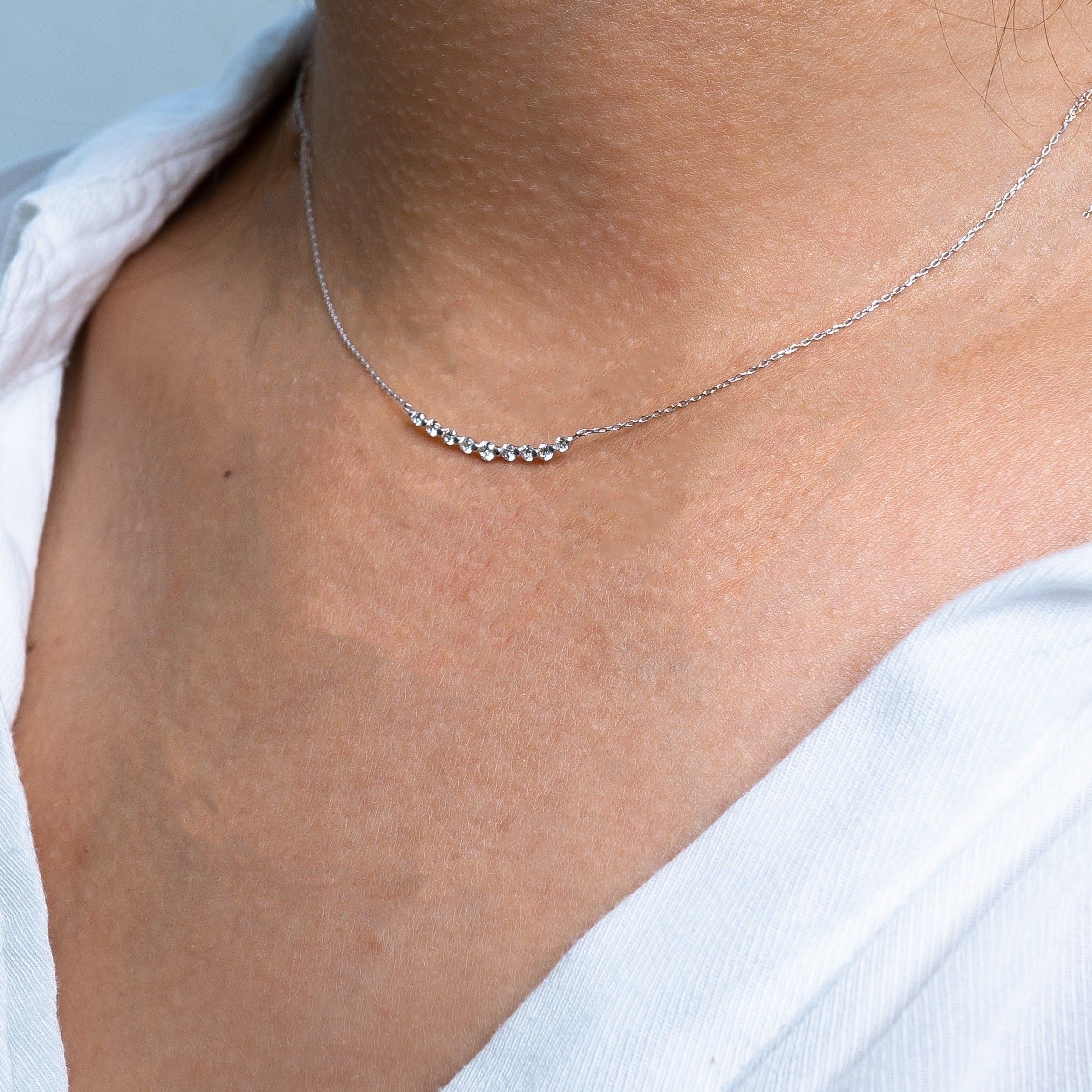 Elvi Diamond Necklace .20 ct.
