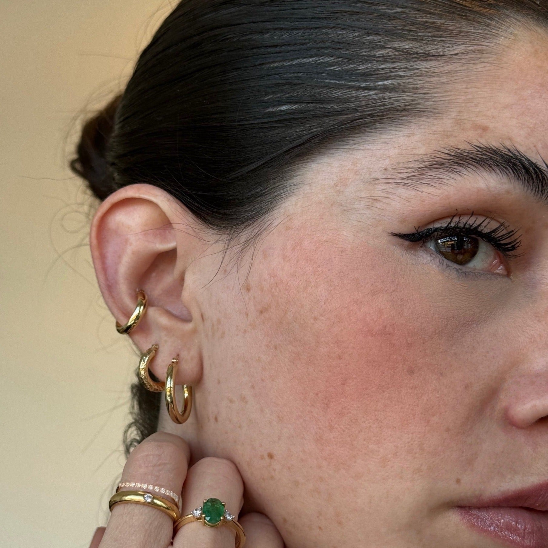 Rita Gold Hoops