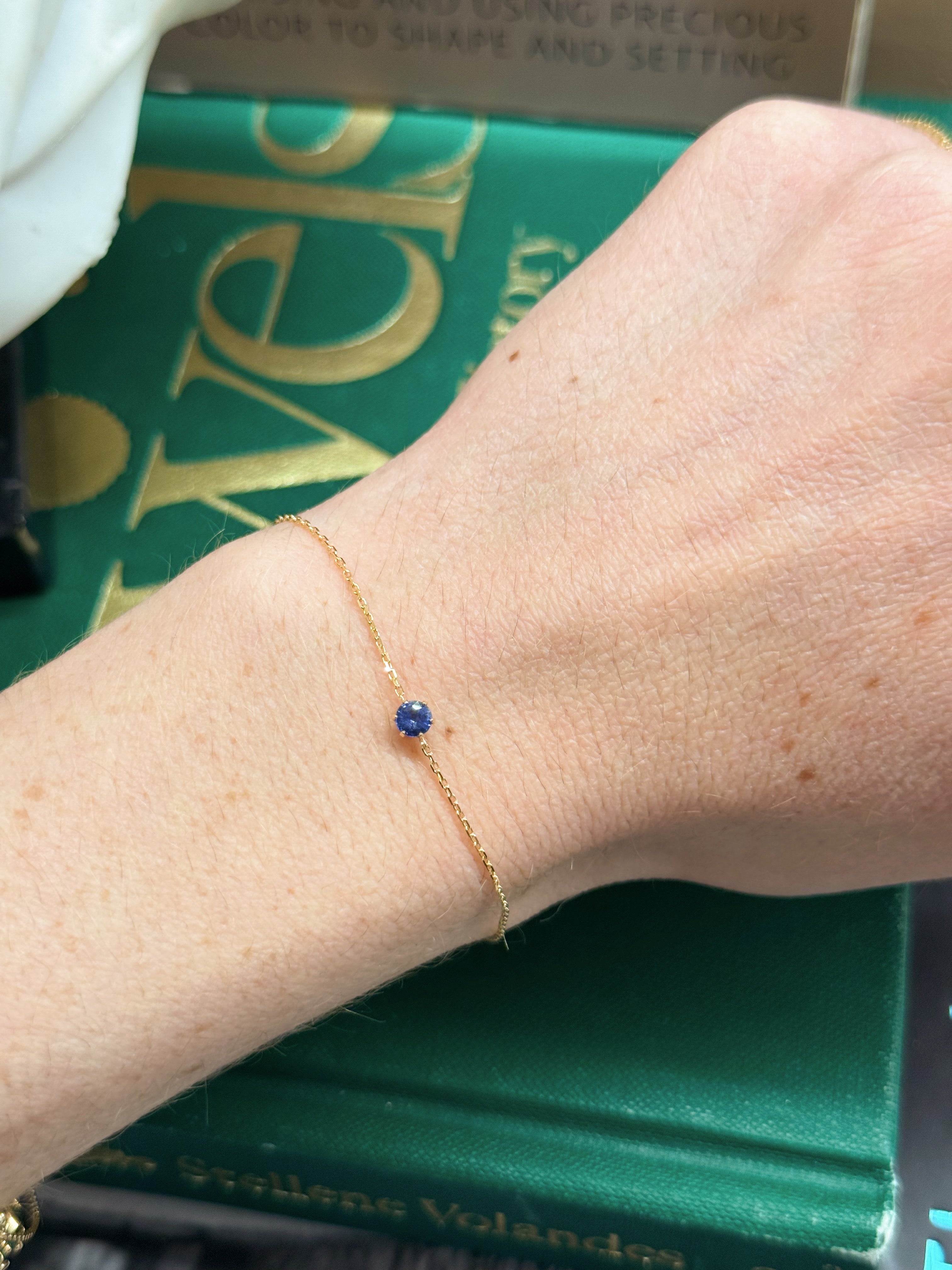 Lassie Sapphire Chain Bracelet