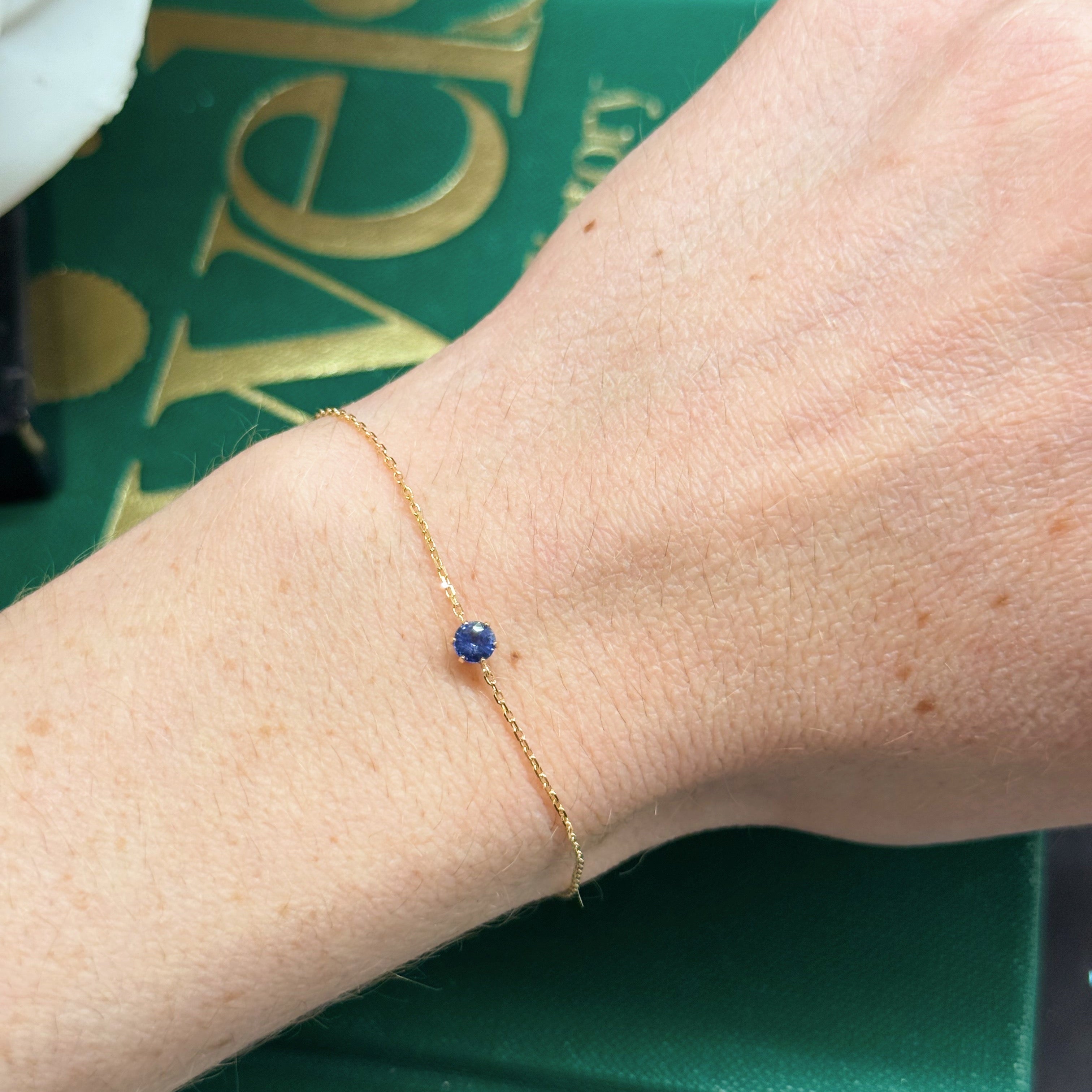 Lassie Sapphire Chain Bracelet