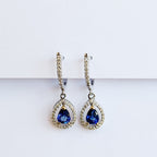 Fatima Sapphire Diamond Earrings