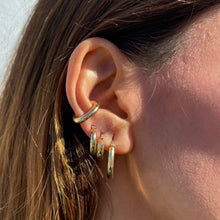 Load image into Gallery viewer, Annika Gold Hoops
