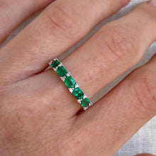 Load image into Gallery viewer, Sasha Emerald Diamond Ring
