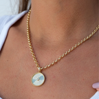 Clara Gold Rolo Chain Necklace
