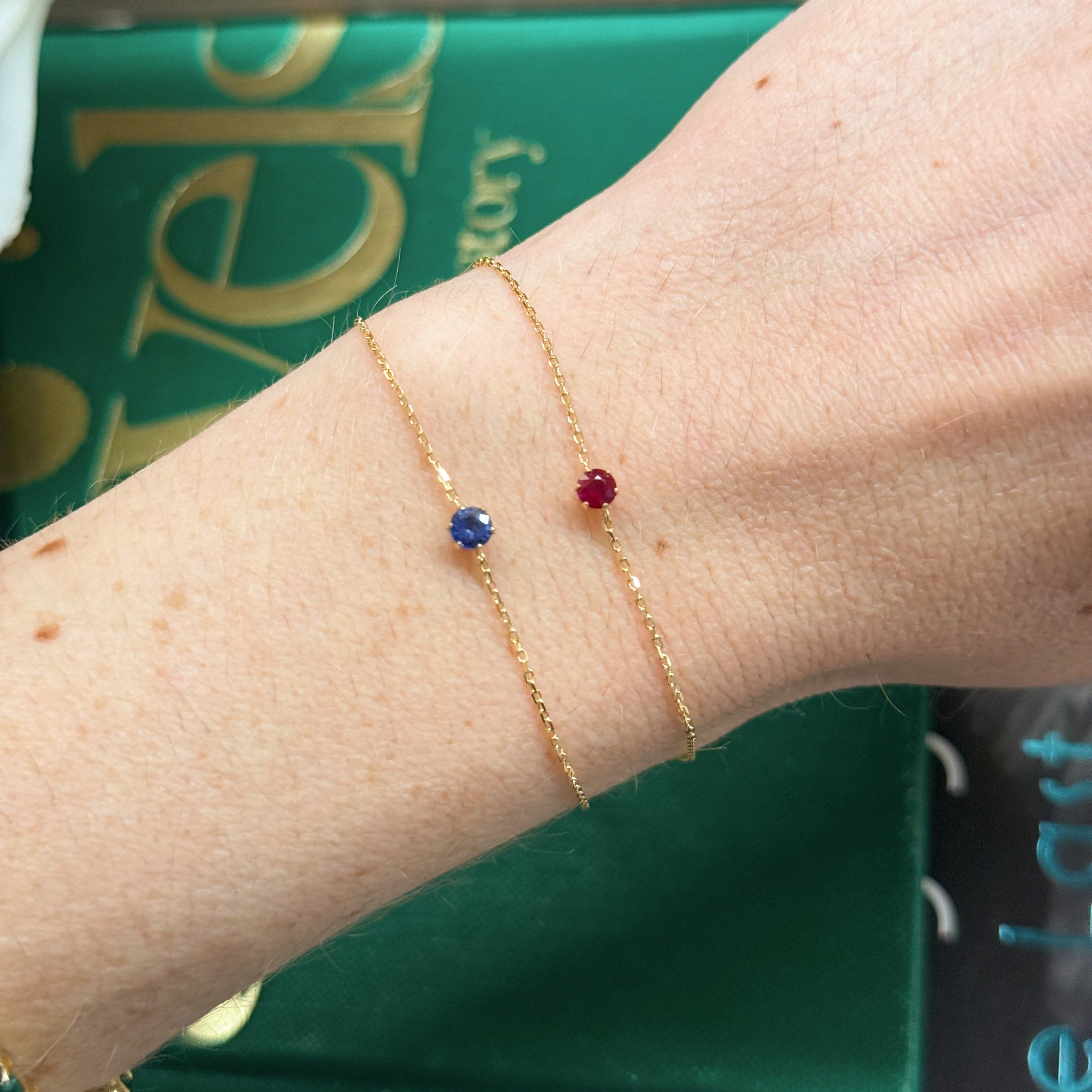 Reily Ruby Chain Bracelet
