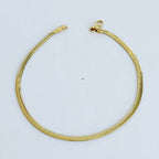 Honey Herringbone Chain Gold Bracelet