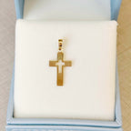 Flat Cut-Out Cross Pendant