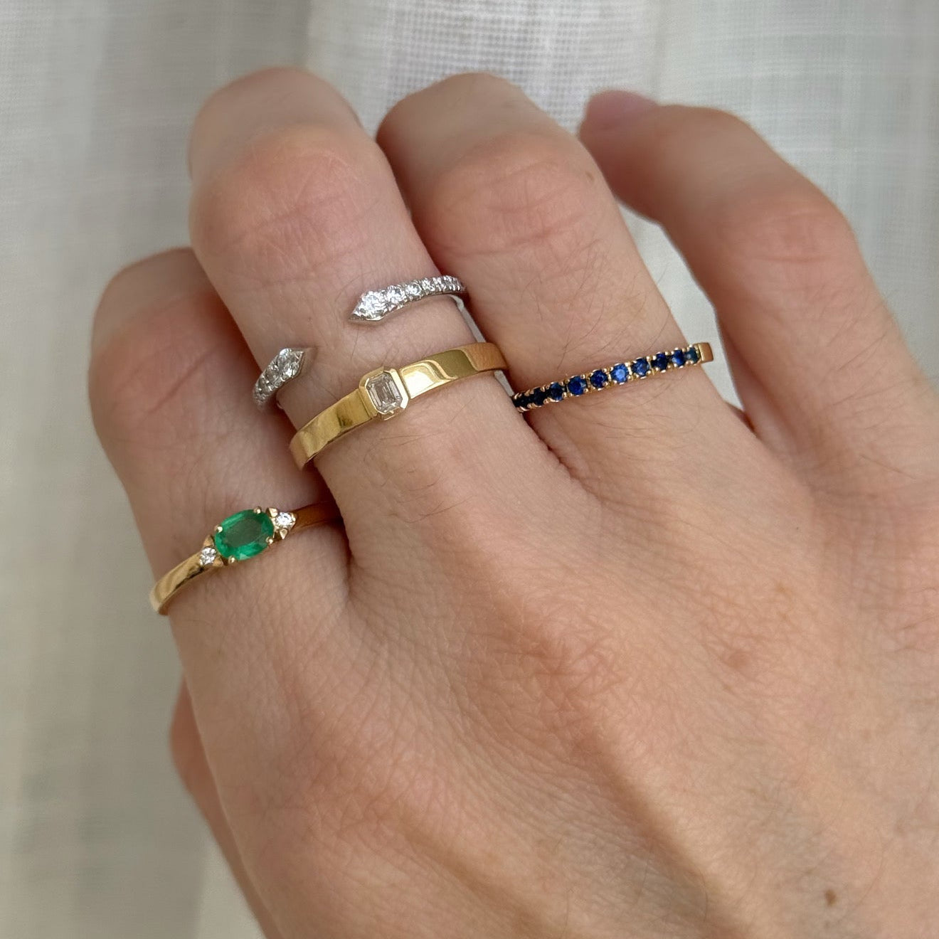 Carolina Emerald Ring