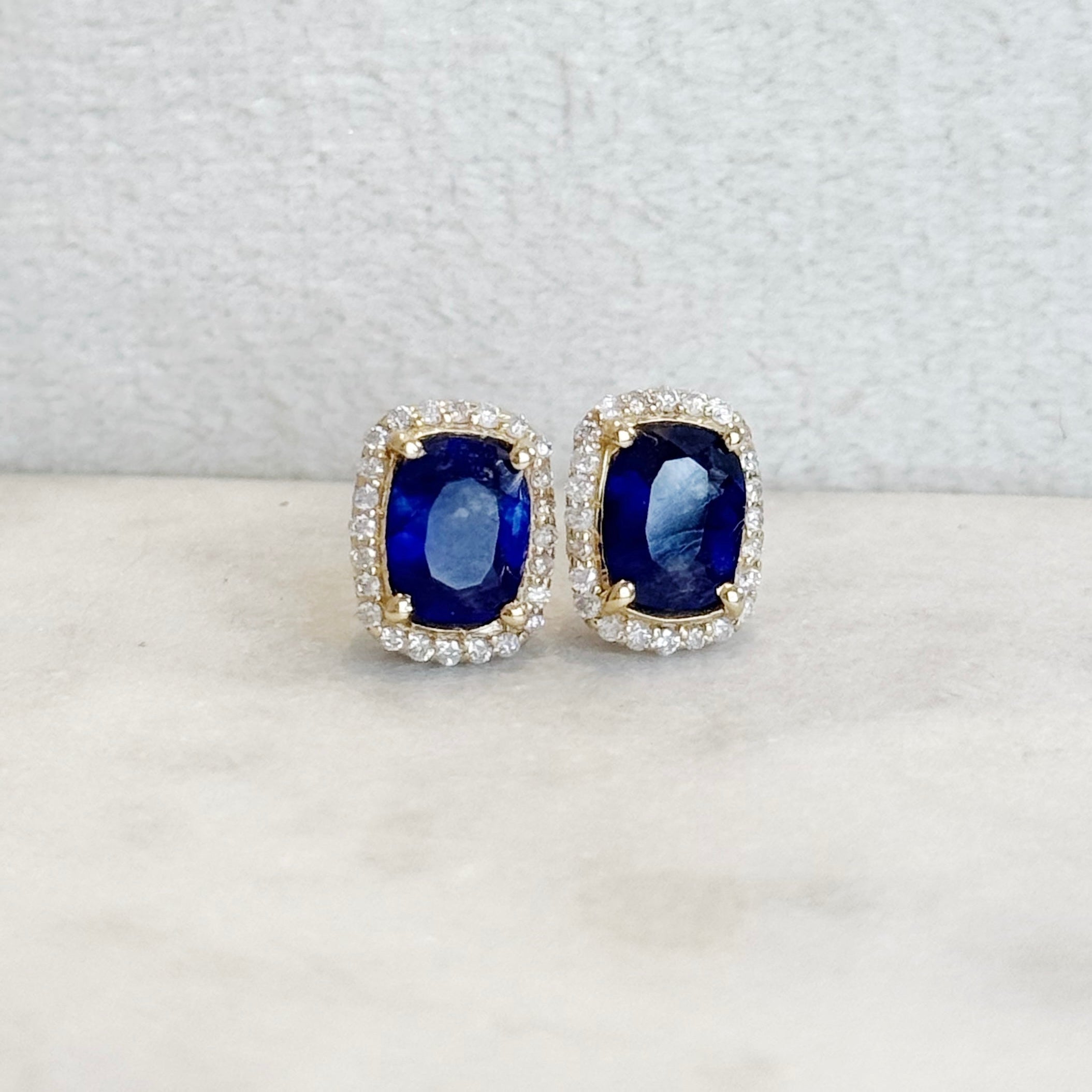Irina Sapphire Diamond Studs