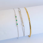 Honey Herringbone Chain Gold Bracelet