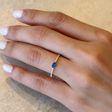 Load image into Gallery viewer, Bina Sapphire Diamond Ring
