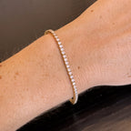 14KG Richie Diamond Tennis Bracelet 3.0 ct.