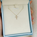Paige Diamond Cross Necklace