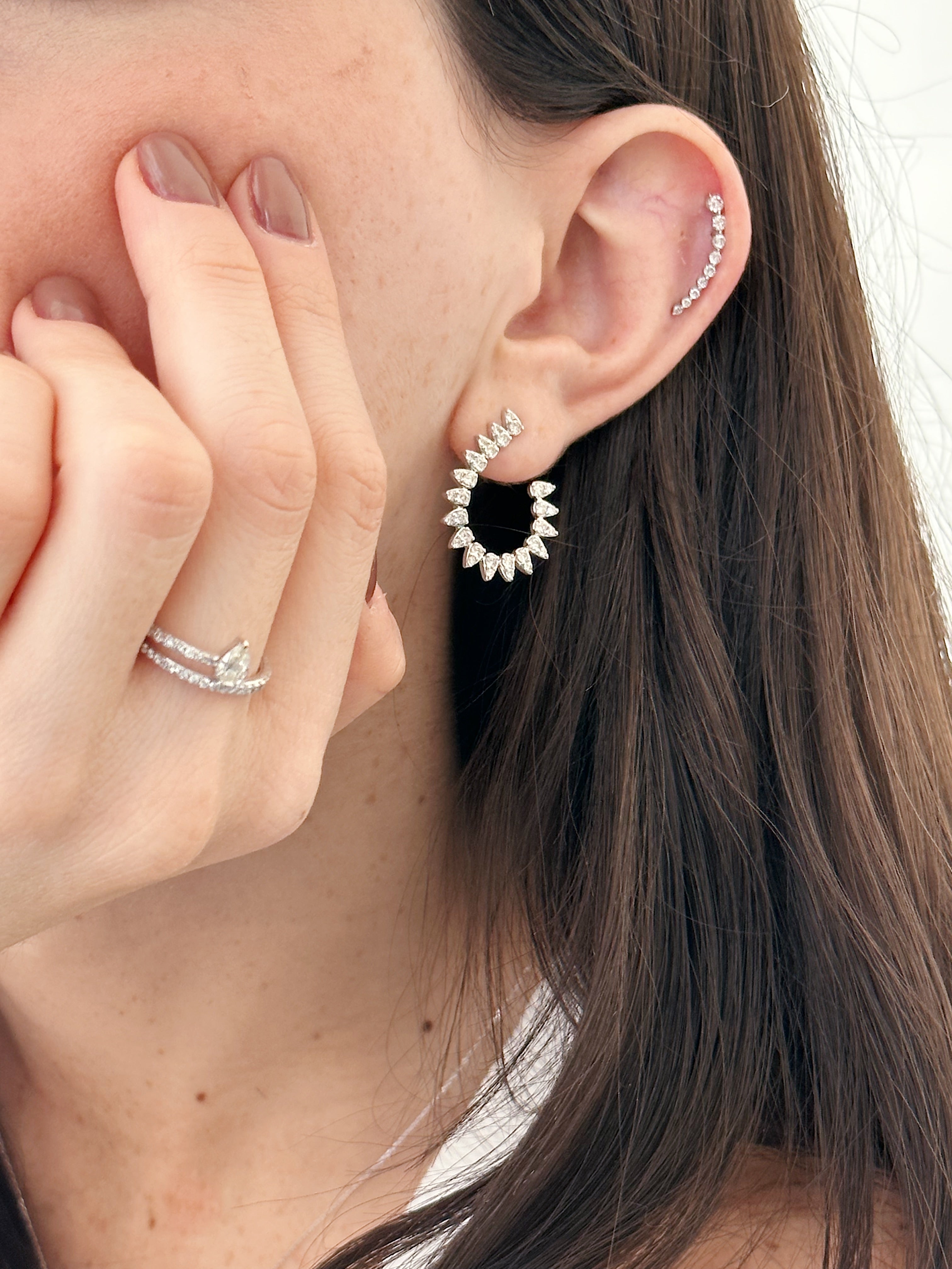 Malva Diamond Earrings