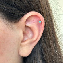 Load image into Gallery viewer, Blaze Turquoise Piercings (One Earring)
