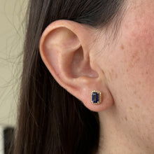 Load image into Gallery viewer, Luna Sapphire Diamond Studs
