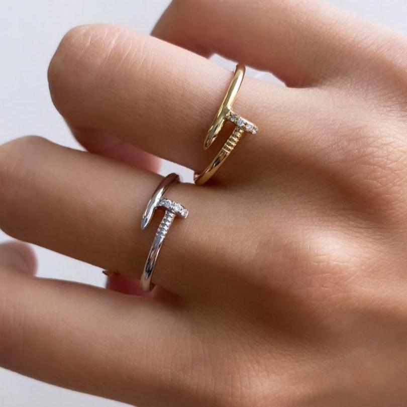 Ciara Diamond Gold Ring