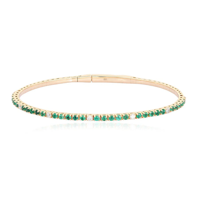 Juliet Emerald Diamond Bracelet