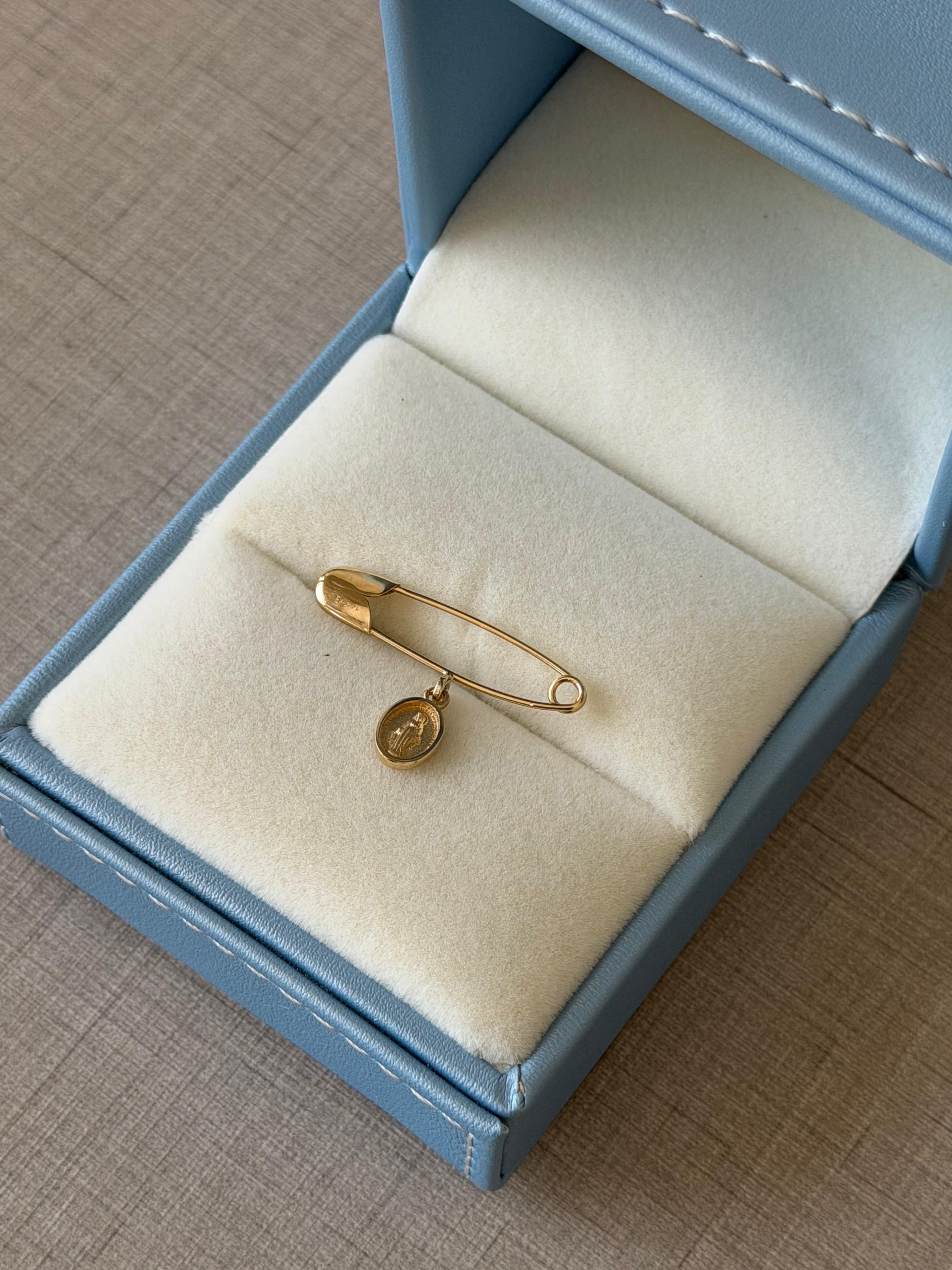 Baby Pin with Miraculous Medal