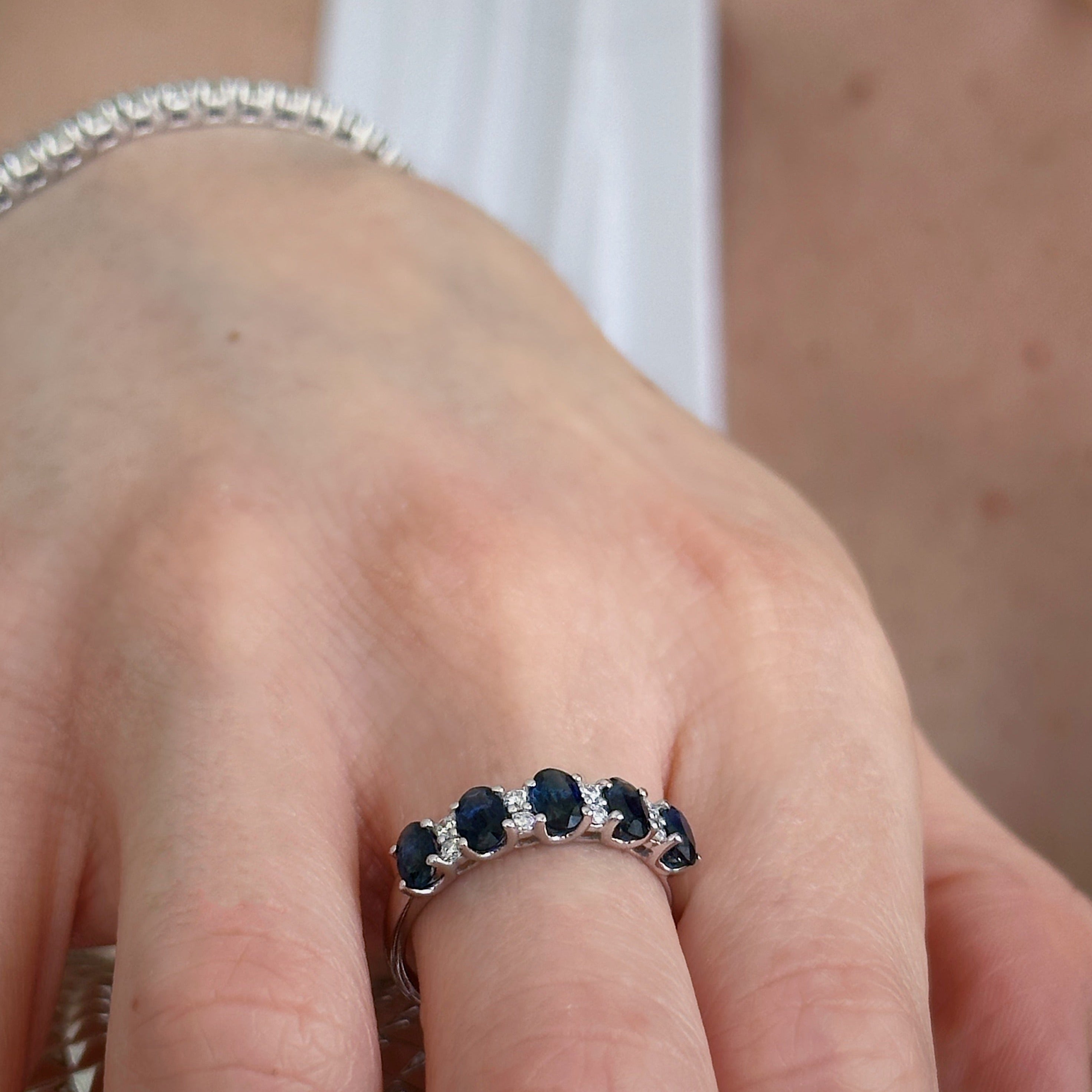 Andy Sapphire Diamond Ring