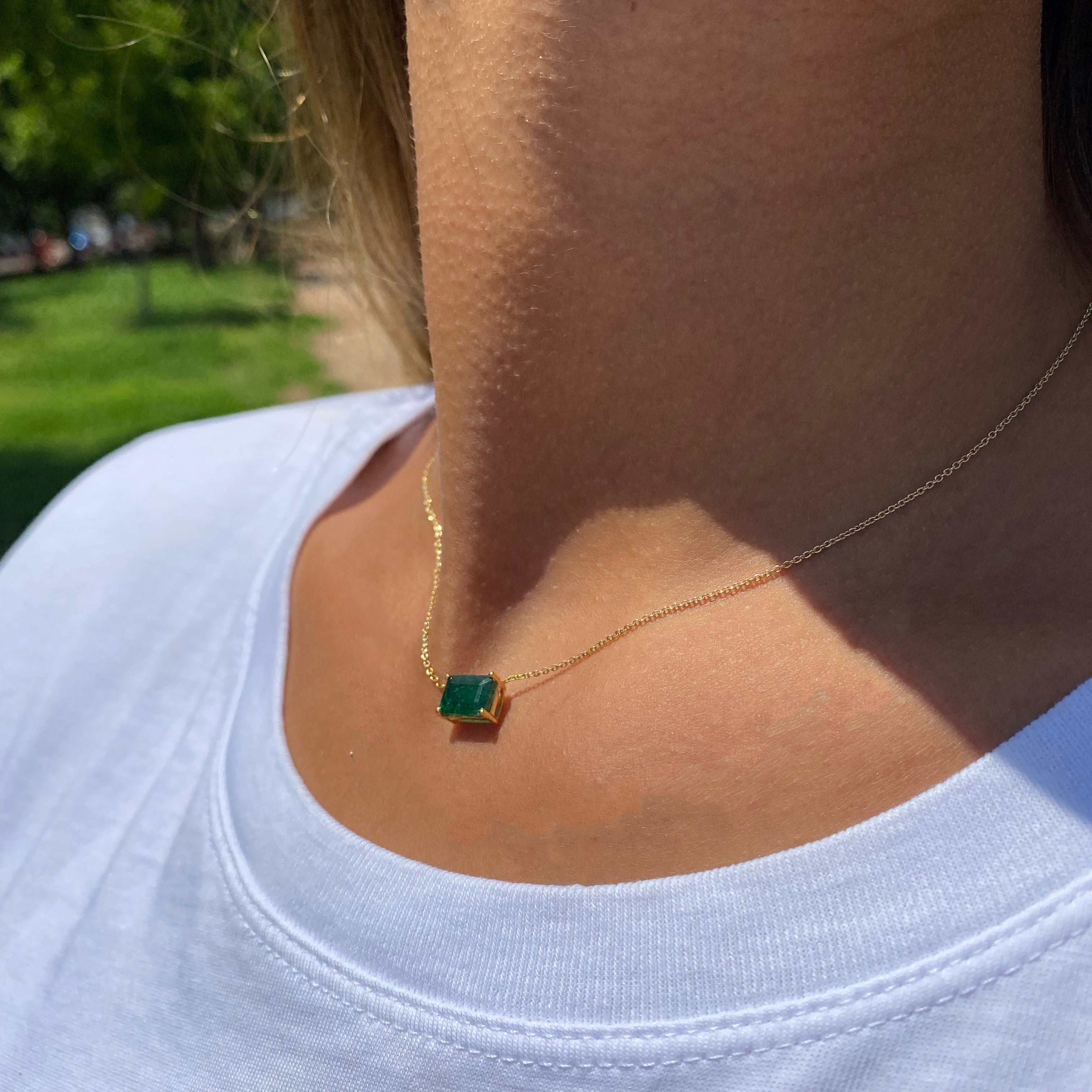 Gala Emerald Necklace